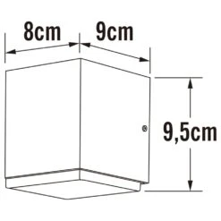 Konstsmide Applique à Led Monza 1x6w Gris Foncé -VIDAXL || SuperFish || Konstsmide Soldes Boutique 645e86c1ab26a0.90053936