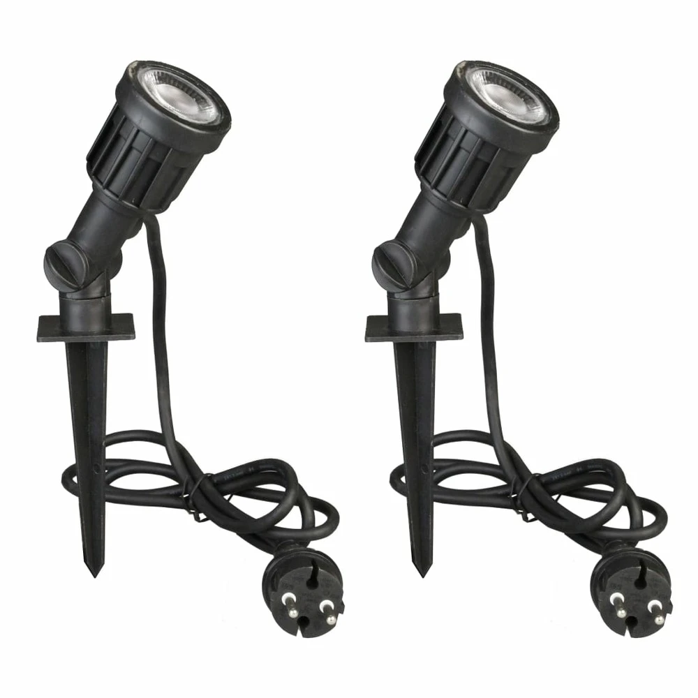 LuxForm Projecteur Led De Jardin 2 Pcs Dominica Noir Lux9522d.01 3 LuxForm Projecteur Led De Jardin 2 Pcs Dominica Noir Lux9522d.01