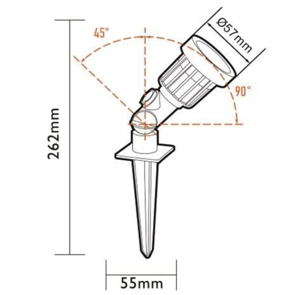 LuxForm Projecteur Led De Jardin 2 Pcs Dominica Noir Lux9522d.01 7 LuxForm Projecteur Led De Jardin 2 Pcs Dominica Noir Lux9522d.01 – Image 5