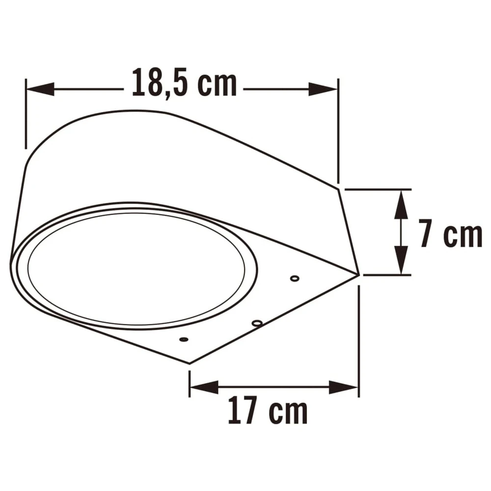 Konstsmide Applique Murale Teramo Noir Mat 6 Konstsmide Applique Murale Teramo Noir Mat – Image 4