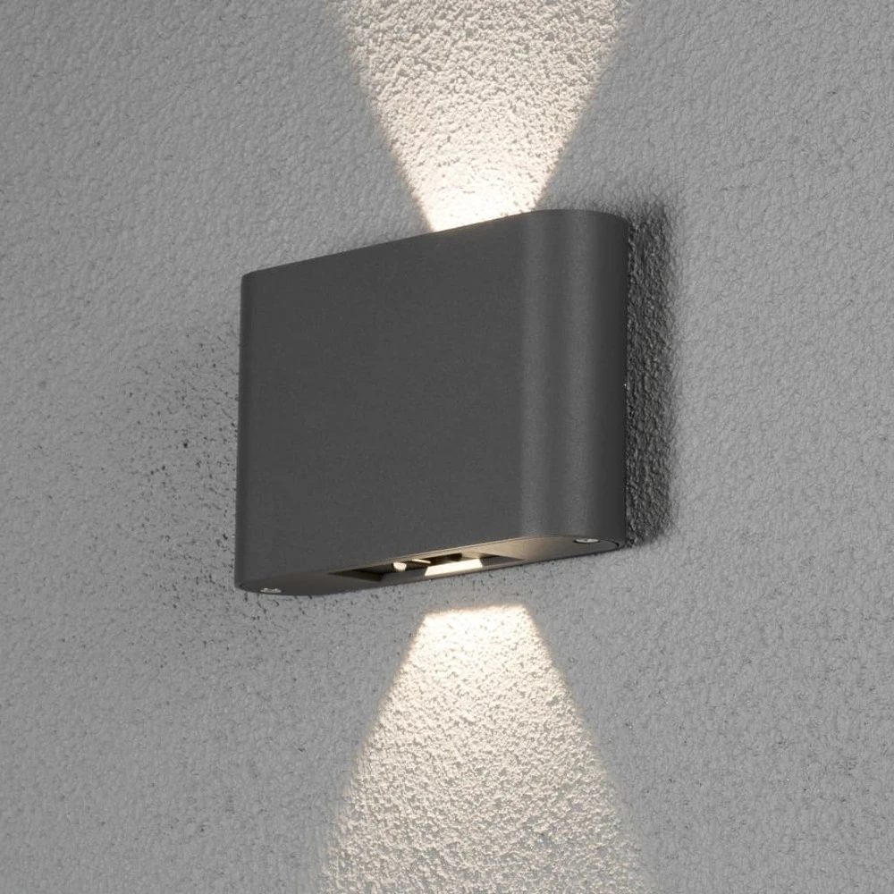 Konstsmide Applique à Led Chieri 2x6w Anthracite 7 Konstsmide Applique à Led Chieri 2x6w Anthracite – Image 5