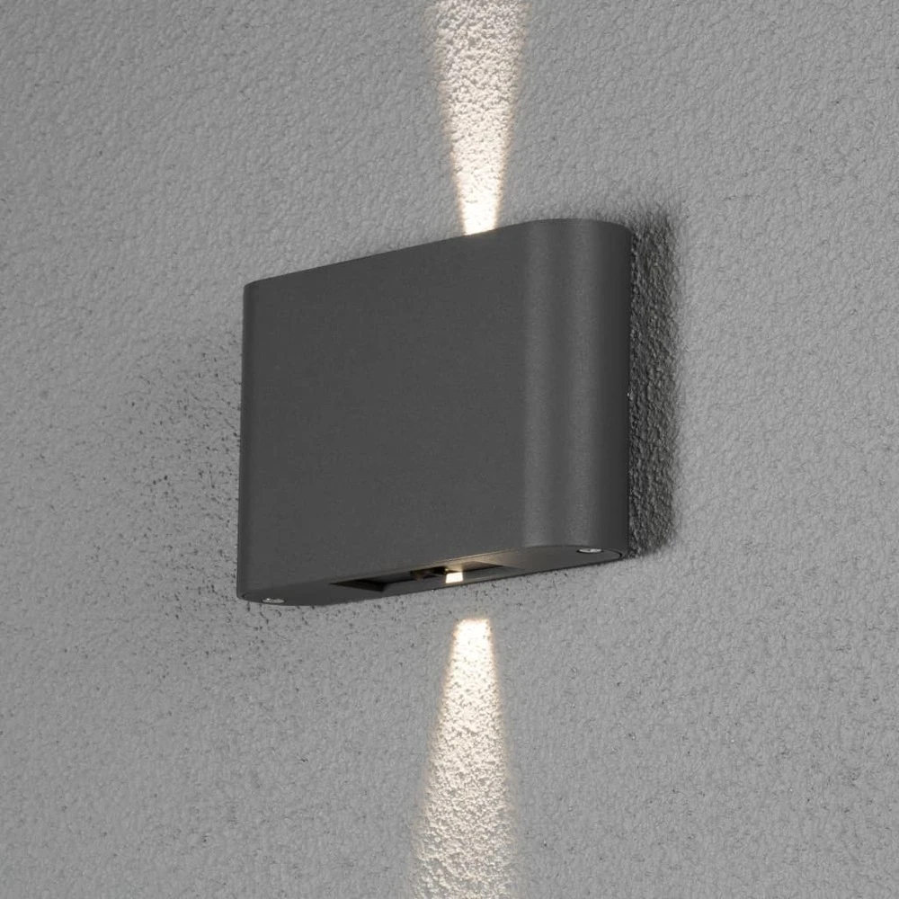 Konstsmide Applique à Led Chieri 2x6w Anthracite 6 Konstsmide Applique à Led Chieri 2x6w Anthracite – Image 4