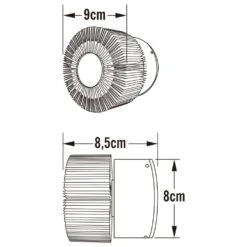 Konstsmide Applique Murale Monza 1x3w Anthracite -VIDAXL || SuperFish || Konstsmide Soldes Boutique 645e87288f13b1.24586918