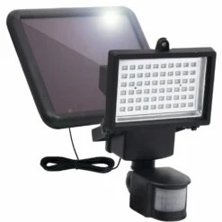 VIDAXL Projecteur à Led Solaire De Jardin Avec Capteur Noir -VIDAXL || SuperFish || Konstsmide Soldes Boutique 645e873f8370b0.46185833