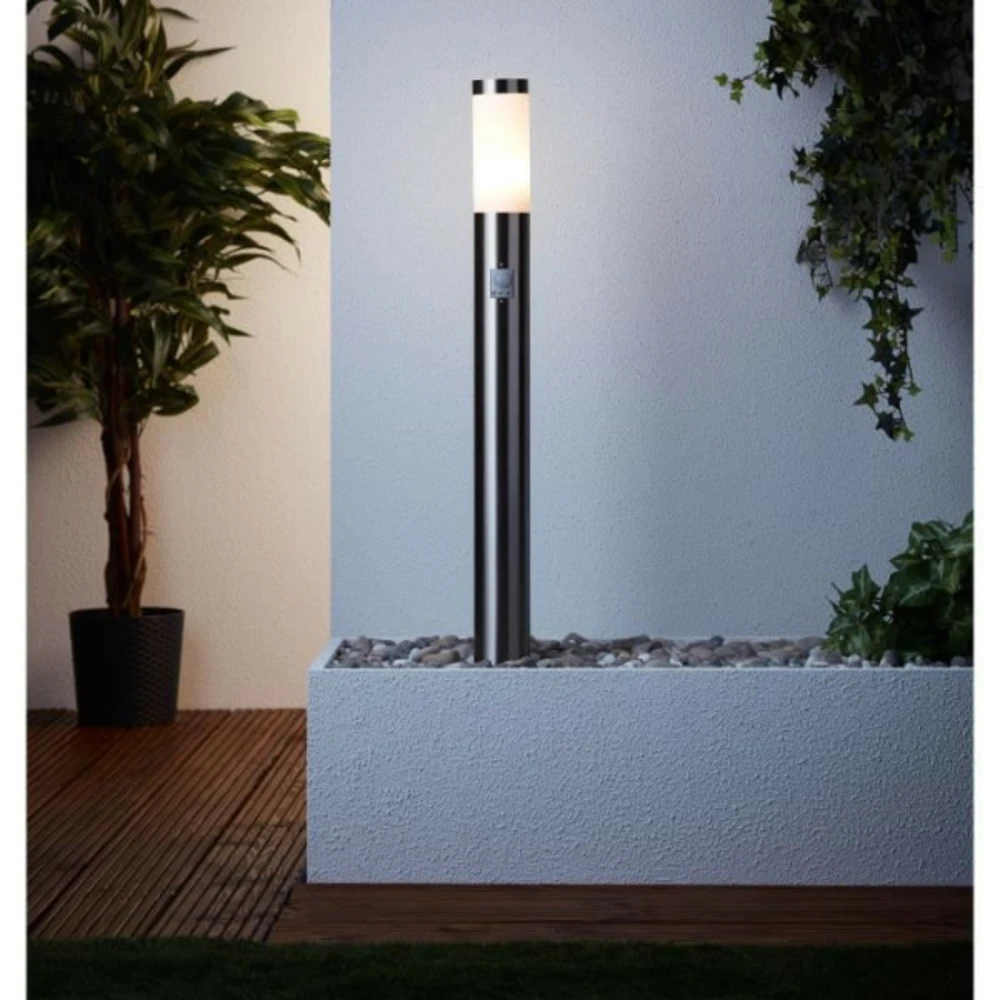 BRILLIANT Potelet Avec Détecteur Bole Couleur Acier Led Intégré 5 BRILLIANT Potelet Avec Détecteur Bole Couleur Acier Led Intégré – Image 3