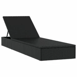 VIDAXL Transats 2 Pcs Avec Table Noir Résine Tressée -VIDAXL || SuperFish || Konstsmide Soldes Boutique 645ecf025b3440.65286890