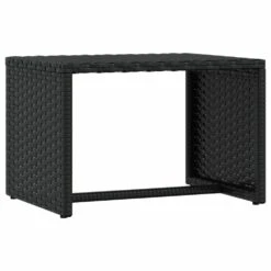 VIDAXL Transats 2 Pcs Avec Table Noir Résine Tressée -VIDAXL || SuperFish || Konstsmide Soldes Boutique 645ecf0260d360.69518053