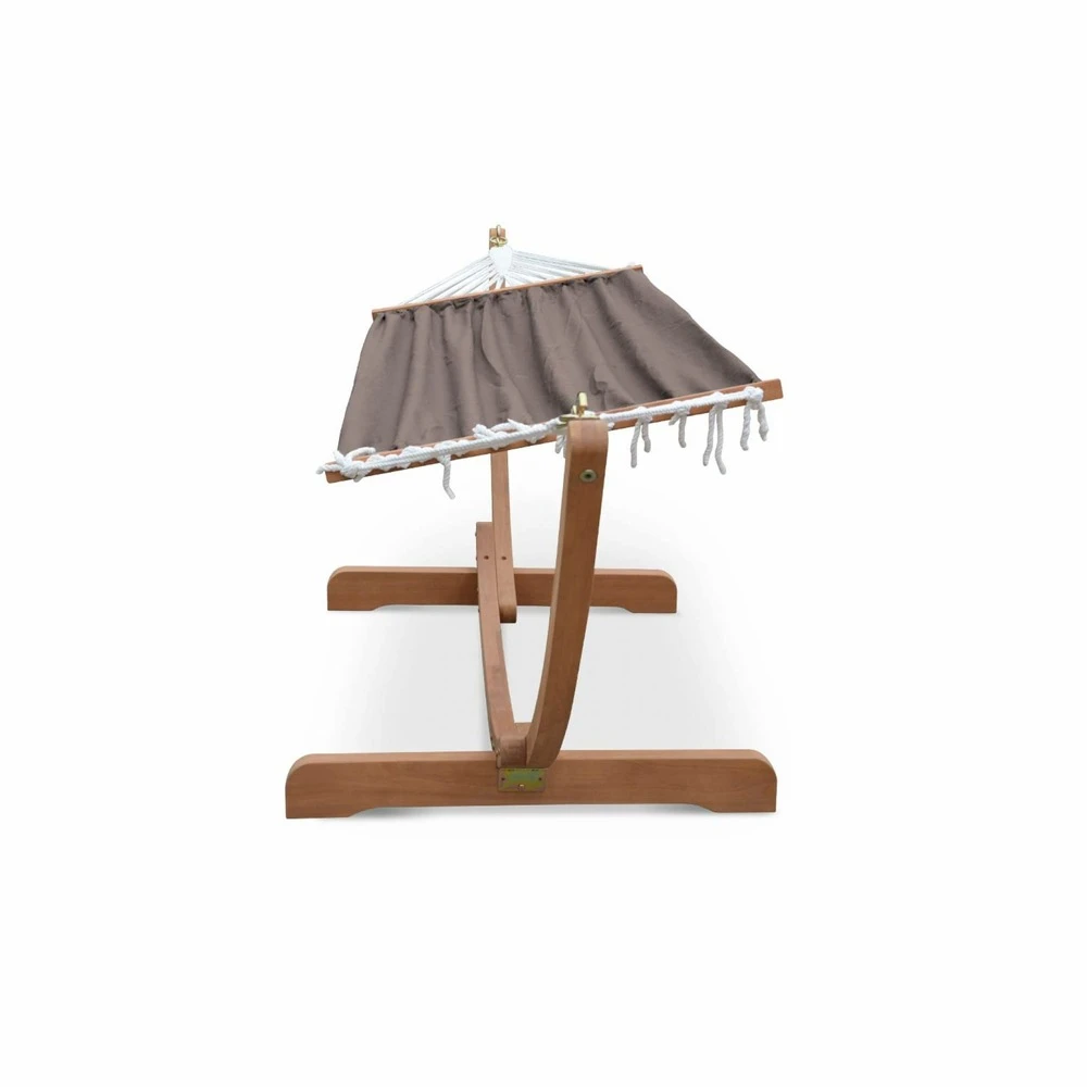 Hamac En Bois - Hamaca - Hamac 317x100cm Avec Toile En Coton 7 Hamac En Bois - Hamaca - Hamac 317x100cm Avec Toile En Coton – Image 5