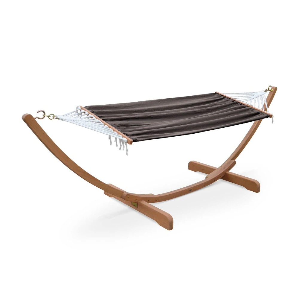 Hamac En Bois - Hamaca - Hamac 317x100cm Avec Toile En Coton 3 Hamac En Bois - Hamaca - Hamac 317x100cm Avec Toile En Coton