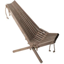 Chilienne En Bois Ecochair (coussin Offert) Aulne Gris -VIDAXL || SuperFish || Konstsmide Soldes Boutique 6464ca6c8c0b34.84087485