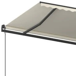 VIDAXL Auvent Manuel Rétractable Avec Poteaux 5x3,5 M Crème -VIDAXL || SuperFish || Konstsmide Soldes Boutique 646716186b3ad2.14956294
