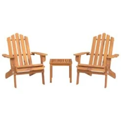 VIDAXL Ensemble De Salon De Jardin Adirondack 3 Pcs Bois Acacia Solide 11 VIDAXL Ensemble De Salon De Jardin Adirondack 3 Pcs Bois Acacia Solide -VIDAXL || SuperFish || Konstsmide Soldes Boutique 646d117f22acf5.17185730
