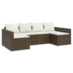 VIDAXL Salon De Jardin 2 Pcs Avec Coussins Marron Résine Tressée -VIDAXL || SuperFish || Konstsmide Soldes Boutique 646d11dd638b81.83861165