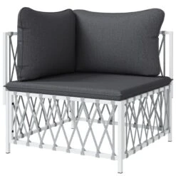 VIDAXL Canapé D'angle De Jardin Avec Coussins Blanc Tissu Tissé 12 VIDAXL Canapé D'angle De Jardin Avec Coussins Blanc Tissu Tissé -VIDAXL || SuperFish || Konstsmide Soldes Boutique 646d14568742c1.61586902