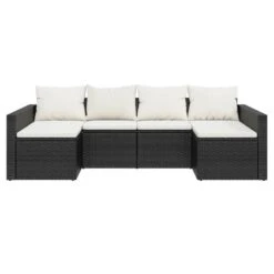 VIDAXL Salon De Jardin 2 Pcs Avec Coussins Noir Résine Tressée -VIDAXL || SuperFish || Konstsmide Soldes Boutique 646d146a8090d7.66481157