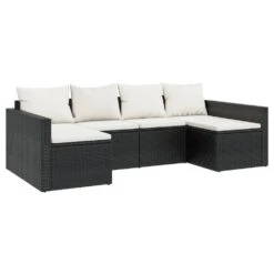 VIDAXL Salon De Jardin 2 Pcs Avec Coussins Noir Résine Tressée -VIDAXL || SuperFish || Konstsmide Soldes Boutique 646d146a844a51.37918366