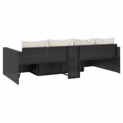VIDAXL Salon De Jardin 2 Pcs Avec Coussins Noir Résine Tressée -VIDAXL || SuperFish || Konstsmide Soldes Boutique 646d146a8d36a2.53028671