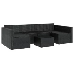 VIDAXL Salon De Jardin 2 Pcs Avec Coussins Noir Résine Tressée -VIDAXL || SuperFish || Konstsmide Soldes Boutique 646d146a9995d3.27738106