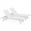 Lot De 2 Bains De Soleil En Acier Blanc -VIDAXL || SuperFish || Konstsmide Soldes Boutique 646e0114f384a0.17328506
