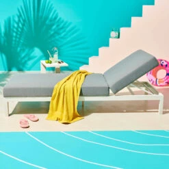 Lot De 2 Bains De Soleil Avec Tablettes En Aluminium Blanc -VIDAXL || SuperFish || Konstsmide Soldes Boutique 646e012de22e05.12824704