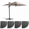 Parasol Déporté 2x3 M Et 4 Dalles Lestées Aluminium Taupe 2 Parasol Déporté 2x3 M Et 4 Dalles Lestées Aluminium Taupe -VIDAXL || SuperFish || Konstsmide Soldes Boutique 646e58e3238f59.74041903