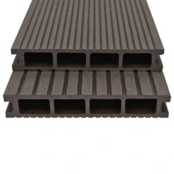 VIDAXL Panneaux De Terrasse Creux Wpc 30 M² 2,2 M Marron Foncé -VIDAXL || SuperFish || Konstsmide Soldes Boutique 646fa6b78b7da1.98026750