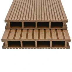 VIDAXL Panneaux De Terrasse Creux Et Accessoires Wpc 10 M² 4 M Teck -VIDAXL || SuperFish || Konstsmide Soldes Boutique 646fa6c1bb2ef3.47585820