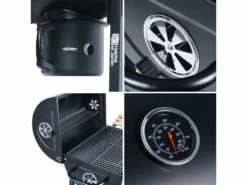 Barbecue Charbon De Bois "king" - 99.5 X 63.5 X 94.5 Cm - Noir -VIDAXL || SuperFish || Konstsmide Soldes Boutique 646fad63841de4.81379521