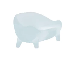 Canapé De Jardin Lumineux Jamaica 3 Places Lumière Blanche Froide Par Câble 210x81,5x80,5cm