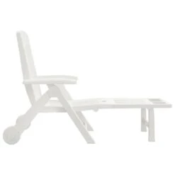 VIDAXL Chaise Longue Pliable Avec Roues Blanc Pp 12 VIDAXL Chaise Longue Pliable Avec Roues Blanc Pp -VIDAXL || SuperFish || Konstsmide Soldes Boutique 6470a72c1a18e4.64007835