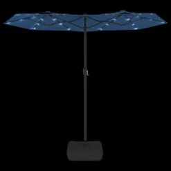 VIDAXL Parasol à Double Tête Avec Led Bleu Azuré 316x240 Cm -VIDAXL || SuperFish || Konstsmide Soldes Boutique 6470a72f0fb334.76766284