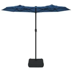 VIDAXL Parasol à Double Tête Avec Led Bleu Azuré 316x240 Cm -VIDAXL || SuperFish || Konstsmide Soldes Boutique 6470a72f16d343.75561042