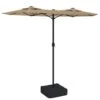 VIDAXL Parasol à Double Tête Avec Led Taupe 316x240 Cm -VIDAXL || SuperFish || Konstsmide Soldes Boutique 6470a731334e16.99564965