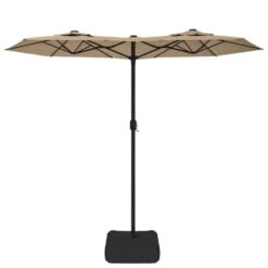 VIDAXL Parasol à Double Tête Avec Led Taupe 316x240 Cm -VIDAXL || SuperFish || Konstsmide Soldes Boutique 6470a7313a1e62.33053531