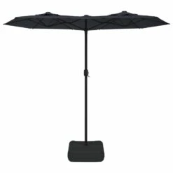 VIDAXL Parasol à Double Tête Avec Led Noir 316x240 Cm -VIDAXL || SuperFish || Konstsmide Soldes Boutique 6470a7325d4883.44188063