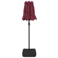 VIDAXL Parasol à Double Tête Avec Led Rouge Bordeaux 316x240 Cm -VIDAXL || SuperFish || Konstsmide Soldes Boutique 6470a733204238.80915678