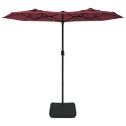 VIDAXL Parasol à Double Tête Avec Led Rouge Bordeaux 316x240 Cm -VIDAXL || SuperFish || Konstsmide Soldes Boutique 6470a733291e94.30398996