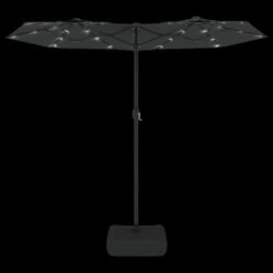 VIDAXL Parasol à Double Tête Avec Led Anthracite 316x240 Cm -VIDAXL || SuperFish || Konstsmide Soldes Boutique 6470a733c97576.21484129
