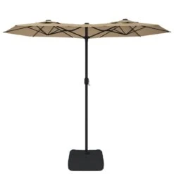 VIDAXL Parasol à Double Tête Taupe 316x240 Cm -VIDAXL || SuperFish || Konstsmide Soldes Boutique 6470a7356a9fa1.66859884