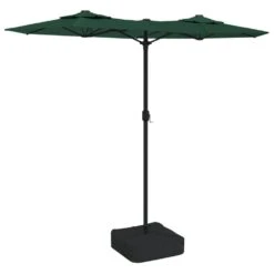 VIDAXL Parasol à Double Tête Vert 316x240 Cm