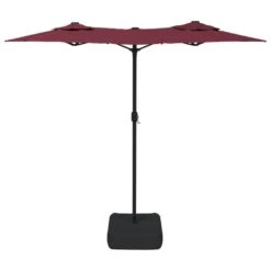 VIDAXL Parasol à Double Tête Rouge Bordeaux 316x240 Cm -VIDAXL || SuperFish || Konstsmide Soldes Boutique 6470a73aea3a24.52834816