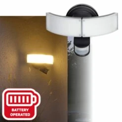 LuxForm Applique De Jardin à Led à Piles Manaus Blanc Et Noir -VIDAXL || SuperFish || Konstsmide Soldes Boutique 6478903e087349.53322138