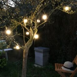 Guirlande Guinguette B22 Blanc Chaud - 10m - 10 Ampoules Interchangeables - Ip44 - Chromex -VIDAXL || SuperFish || Konstsmide Soldes Boutique 647890713e6c55.50177395