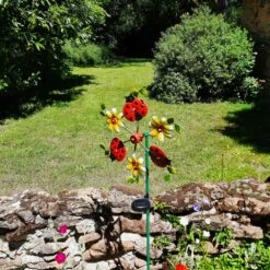 Piquet Solaire Eolienne Cocci-pelles - Led Blanche - Chromex -VIDAXL || SuperFish || Konstsmide Soldes Boutique 64789089cd7884.03092701