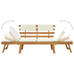 VIDAXL Banc De Jardin Avec Coussins 2-en-1 -VIDAXL || SuperFish || Konstsmide Soldes Boutique 6478dca3928c53.30096993