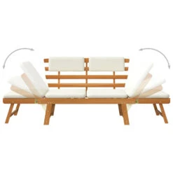VIDAXL Banc De Jardin Avec Coussins 2-en-1 -VIDAXL || SuperFish || Konstsmide Soldes Boutique 6478dca3a7eb11.79519656