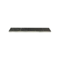 Bordure De Jardin Piquet Ardoise Clivée 80x10x3 Cm - Noir (lot De 1)