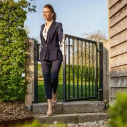 Portillon Barreaudé Acier Galvanisé Passage 1m Gris Anthracite H 1m20 -VIDAXL || SuperFish || Konstsmide Soldes Boutique 64793f59878091.41909881