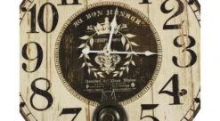 Horloge Ancienne Balancier Au Bon Ménage 58cm - Bois - Blanc -VIDAXL || SuperFish || Konstsmide Soldes Boutique 6479de175d8b90.23309643