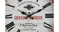 Horloge Ancienne Murale Eau Quinine Tonique Métal Rouge-bordeaux 47cm -VIDAXL || SuperFish || Konstsmide Soldes Boutique 6479de191c9895.11505153